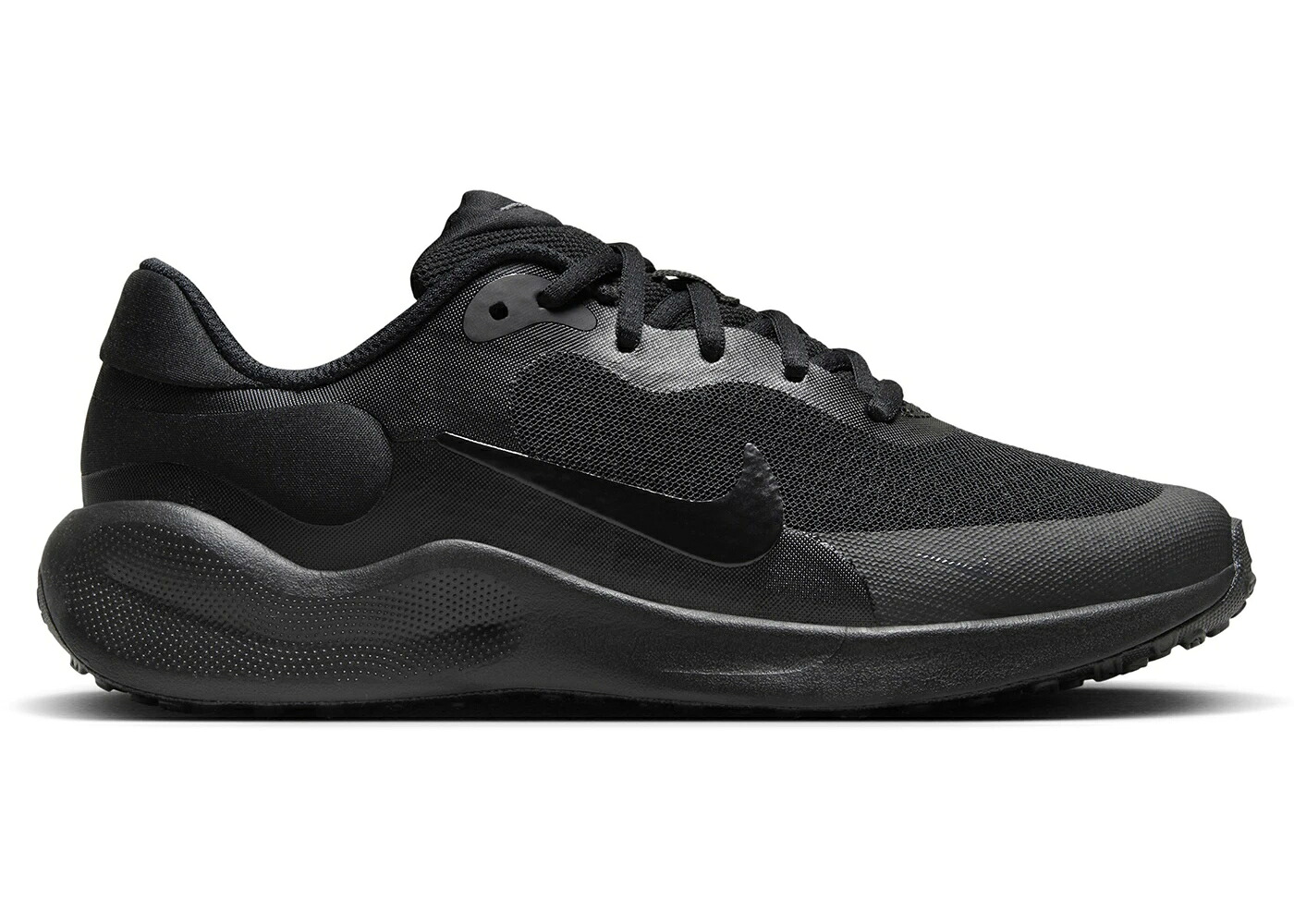 ナイキ 大変革 黒いこと 黒いこと 御坊っちゃん キッズ NIKE REVOLUTION 7 BLACK ANTHRACITE (GS) / BLACK ANTHRACITE もの言う花 マタニティ スニーカー キッズファッション-靴-キッズ・ベビー・マタニティ