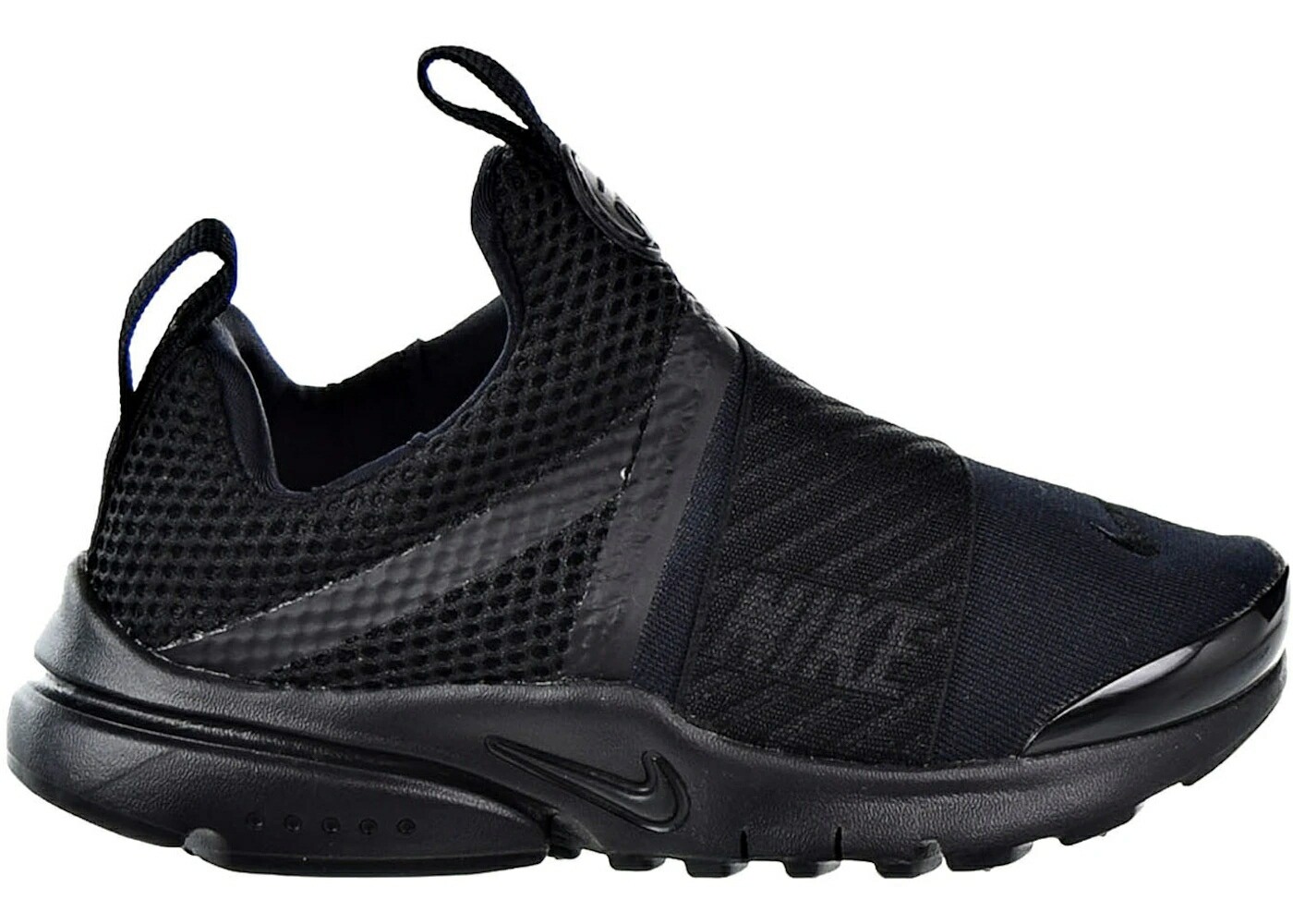 ナイキ プレスト 黒色 ブラック ジュニア キッズ NIKE PRESTO EXTREME TRIPLE BLACK (PS) / BLACK BLACK BLACK ベビー マタニティ スニーカー