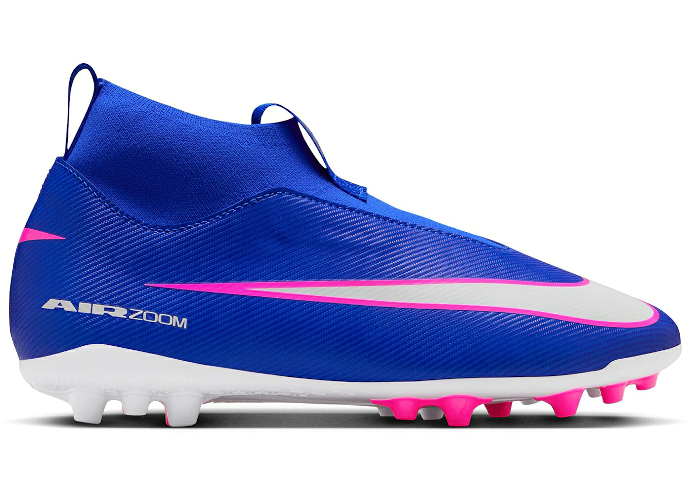 ナイキ アカデミー 青色 ブルー 白色 ホワイト ジュニア キッズ NIKE MERCURIAL SUPERFLY 10 ACADEMY AG ATTACK PACK (GS) / RACER BLUE WHITE ベビー マタニティ スニーカー|スニケス