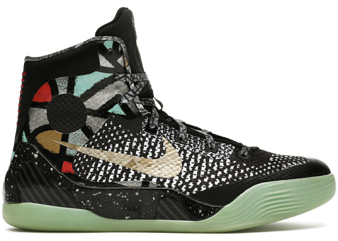 ナイキ コービー エリート 黒色 ブラック ゴールド 白色 ホワイト ジュニア キッズ NIKE KOBE 9 ELITE NOLA GUMBO LEAGUE MAESTRO (GS) / BLACK METALLIC GOLD WHITE ベビー マタニティ スニーカー