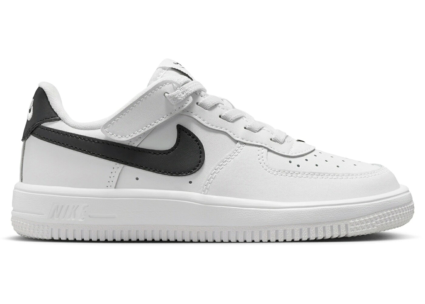 ナイキ 白いこと 白いこと 黒いこと 黒いこと 御坊っちゃん キッズ NIKE FORCE 1 LOW EASYON WHITE BLACK (2025) (なおなお書き) / WHITE BLACK もの言う花 マタニティ スニーカー