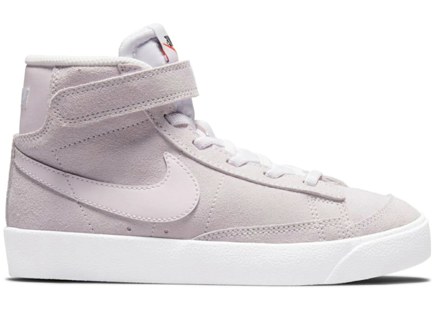 ナイキ ブレイザー ミッド スエード スウェード 紫 バイオレット 白色 ホワイト ジュニア キッズ NIKE BLAZER MID 77 SUEDE LIGHT VIOLET (PS) / LIGHT VIOLET WHITE WHITE LIGHT ベビー マタニティ スニーカ|スニケス