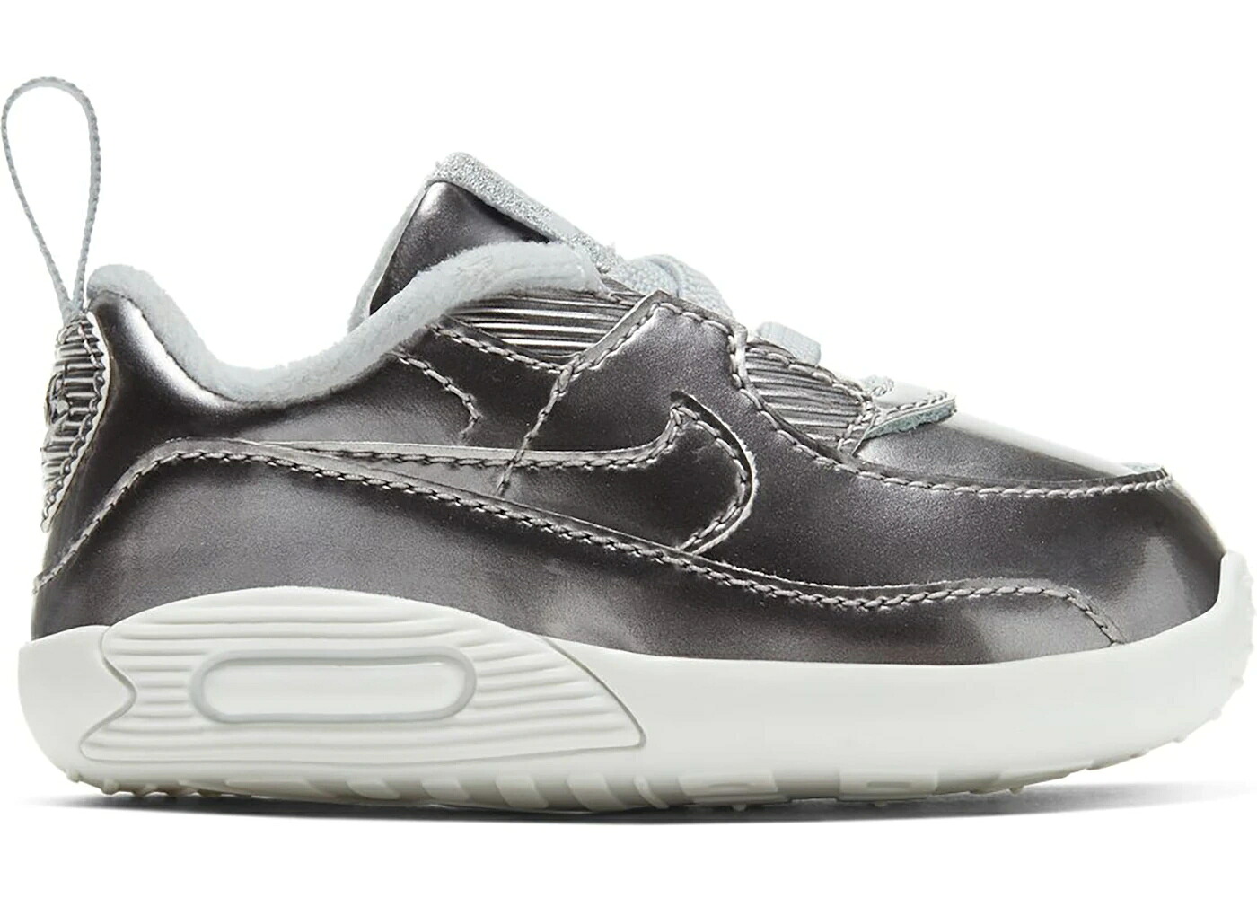 ナイキ マックス 銀色 シルバー エアマックス ジュニア キッズ NIKE AIR MAX 90 METALLIC SILVER (2020) (TD) / METALLIC SILVER METALLIC SILVER
