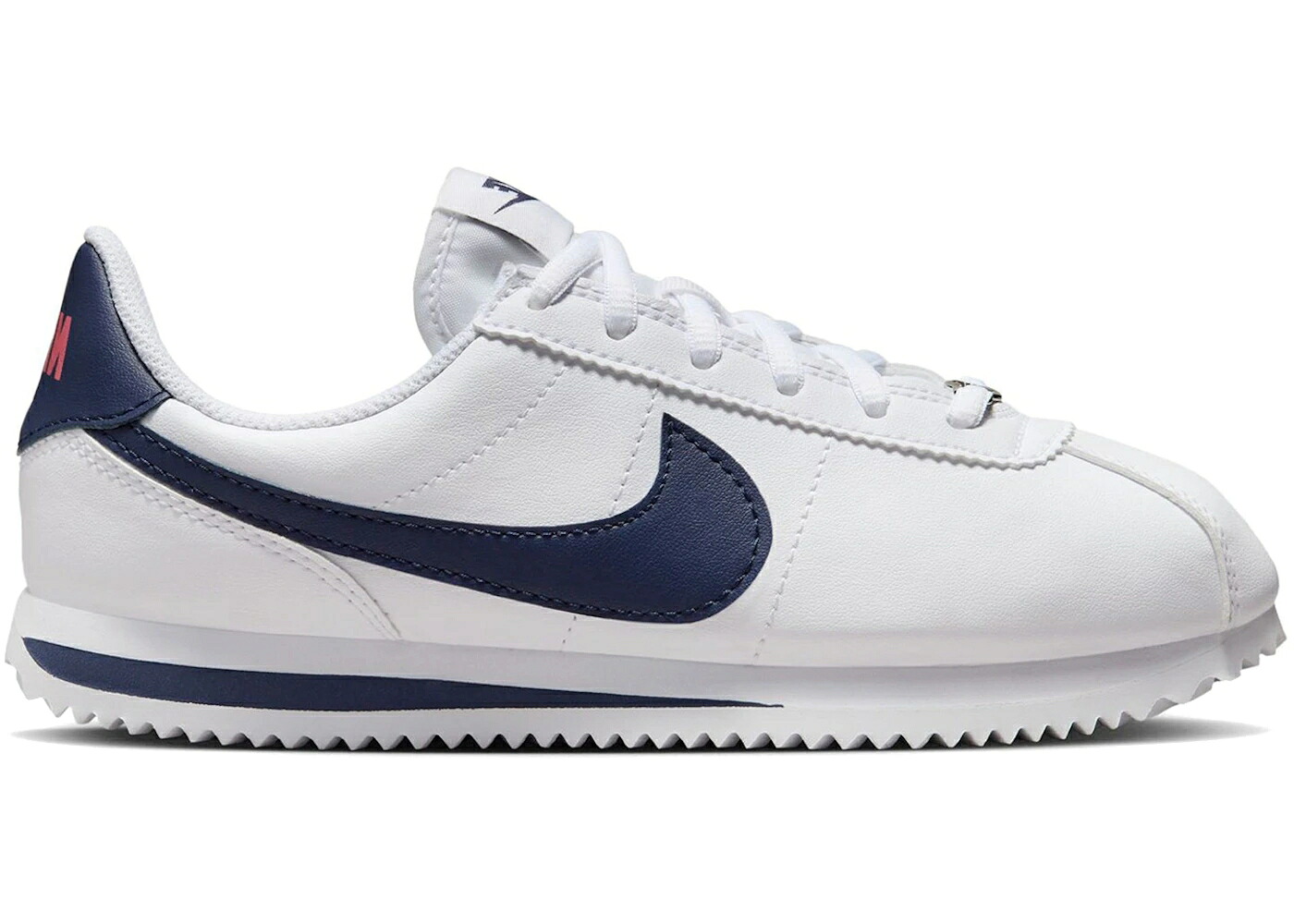 ナイキ コルテッツ 白いこと 白いこと 藍色 インディゴ 赤 赤いこと 御坊っちゃん キッズ NIKE CORTEZ ベーシック WHITE NEUTRAL INDIGO (GS) / WHITE HABANERO RED METALLIC もの言う花 マタニティ スニーカー