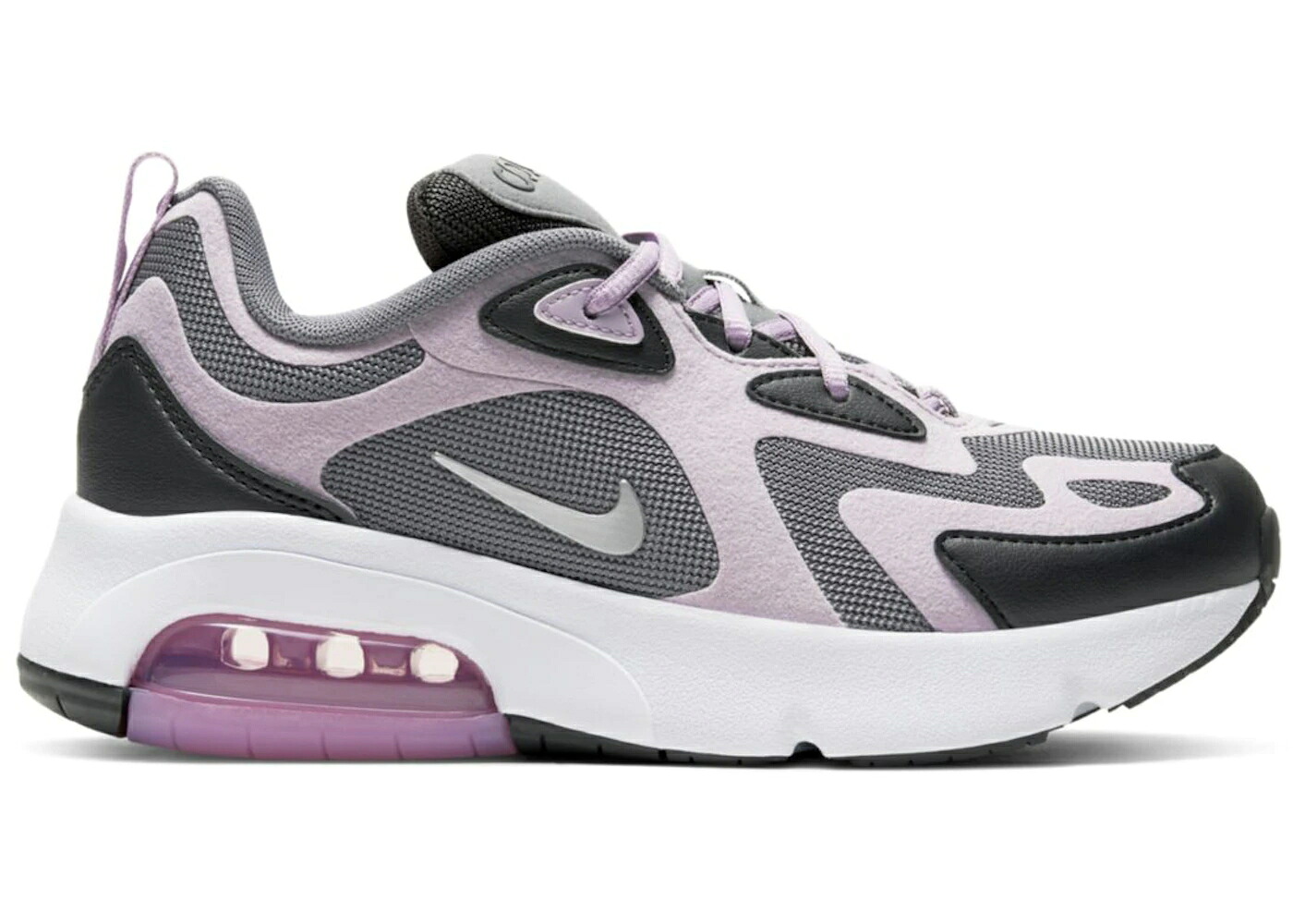 ナイキ マックス 薄墨色 薄墨色 白いこと 白いこと エア湖マックス 御坊っちゃん キッズ NIKE AIR MAX 200 OFF NOIR (GS) / OFF NOIR SMOKE GREY WHITE ICED もの言う花 マタニティ スニーカー キッズファッション-靴-スニーカー
