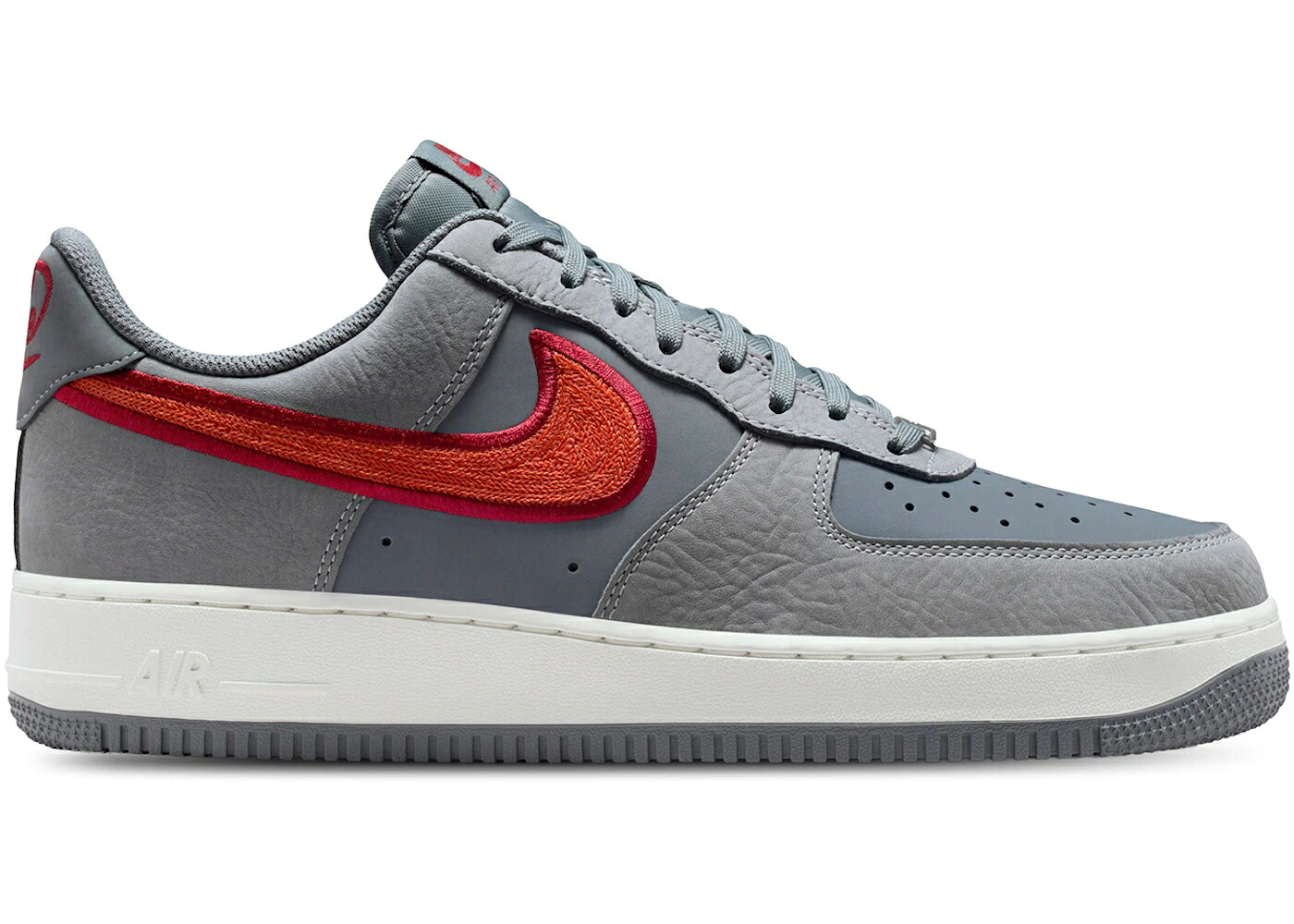 ナイキ 冷やりとした 薄墨色 薄墨色 クリムゾン 野球クラブ 空軍 \u002707 スニーカー メンズ NIKE AIR FORCE 1 LOW LV8 COOL GREY CRIMSON RUST / COOL GREY TEAM CRIMSON SUMMIT