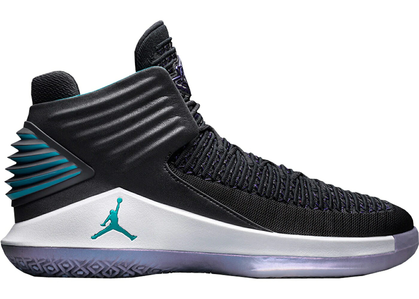 ナイキ ジョーダン 黒色 ブラック 白色 ホワイト スニーカー メンズ JORDAN XXXII CEO / BLACK RAPID TEAL WHITE NEW