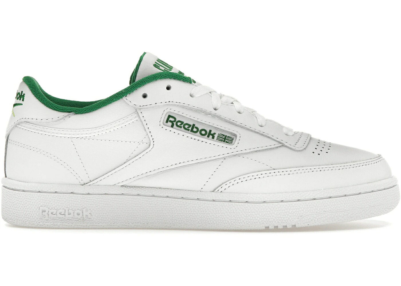 リーボック クラブ 白色 ホワイト 緑 グリーン スニーカー メンズ REEBOK CLUB C 85 MY NAME IS WHITE GREEN / FOOTWEAR WHITE GLEN GREEN SOLAR|スニケス