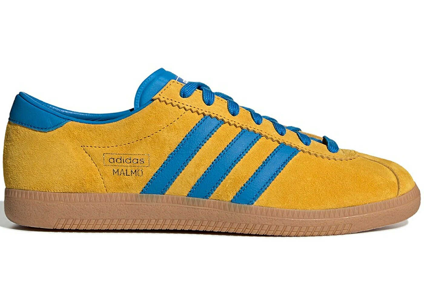 アディダス シティ シリーズ ゴールド 青色 ブルー スニーカー メンズ ADIDAS MALMO CITY SERIES / ACTIVE GOLD BLUE BIRD GOLD