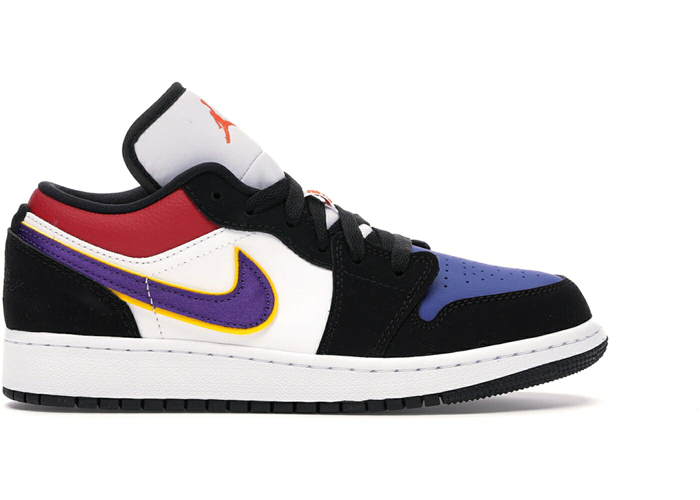 ナイキ ジョーダン レイカーズ 黒色 ブラック フィールド 紫 パープル 白色 ホワイト ジュニア キッズ JORDAN 1 LOW LAKERS TOP 3 (GS) / BLACK FIELD PURPLE WHITE ベビー マタニティ スニーカー