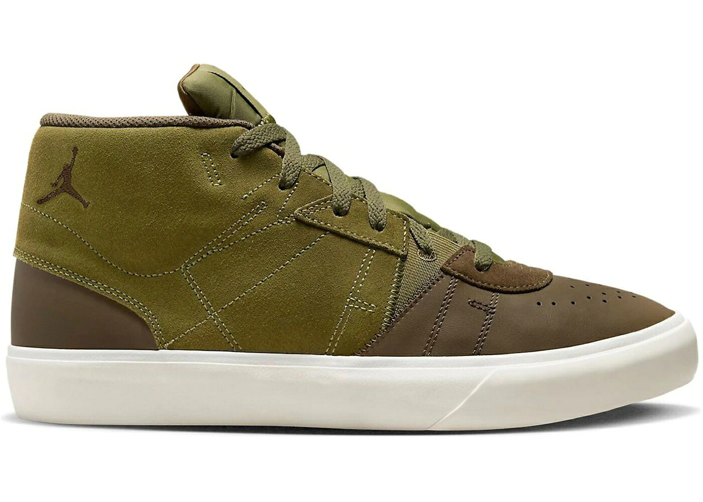 ナイキ ジョーダン シリーズ ミッド 白色 ホワイト オリーブ スニーカー メンズ JORDAN SERIES MID PILGRIM / PILGRIM WHITE SAIL LIGHT OLIVE