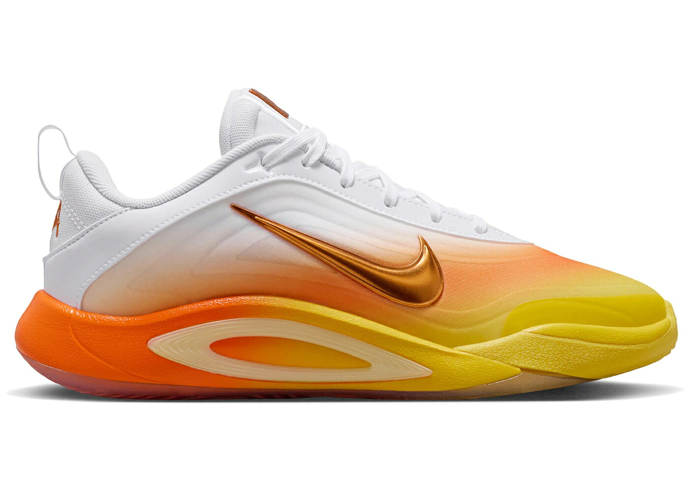 ナイキ ウィルソン 白色 ホワイト 黄色 イエロー A'JA A'ONE ジュニア キッズ NIKE WILSON CANDY CORN QUEEN (GS) / WHITE CHROME YELLOW SAFETY ベビー マタニティ スニーカー|スニケス