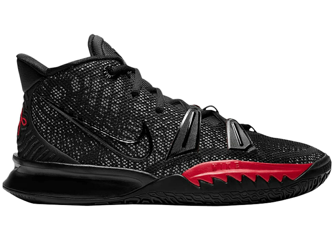 ナイキ カイリー 黒いこと 黒いこと 赤 赤いこと 白いこと 白いこと お坊っちゃん キッズ NIKE KYRIE 7 BRED (GS) / BLACK UNIVERSITY RED WHITE BLACK もの言う花 マタニティ スニーカー