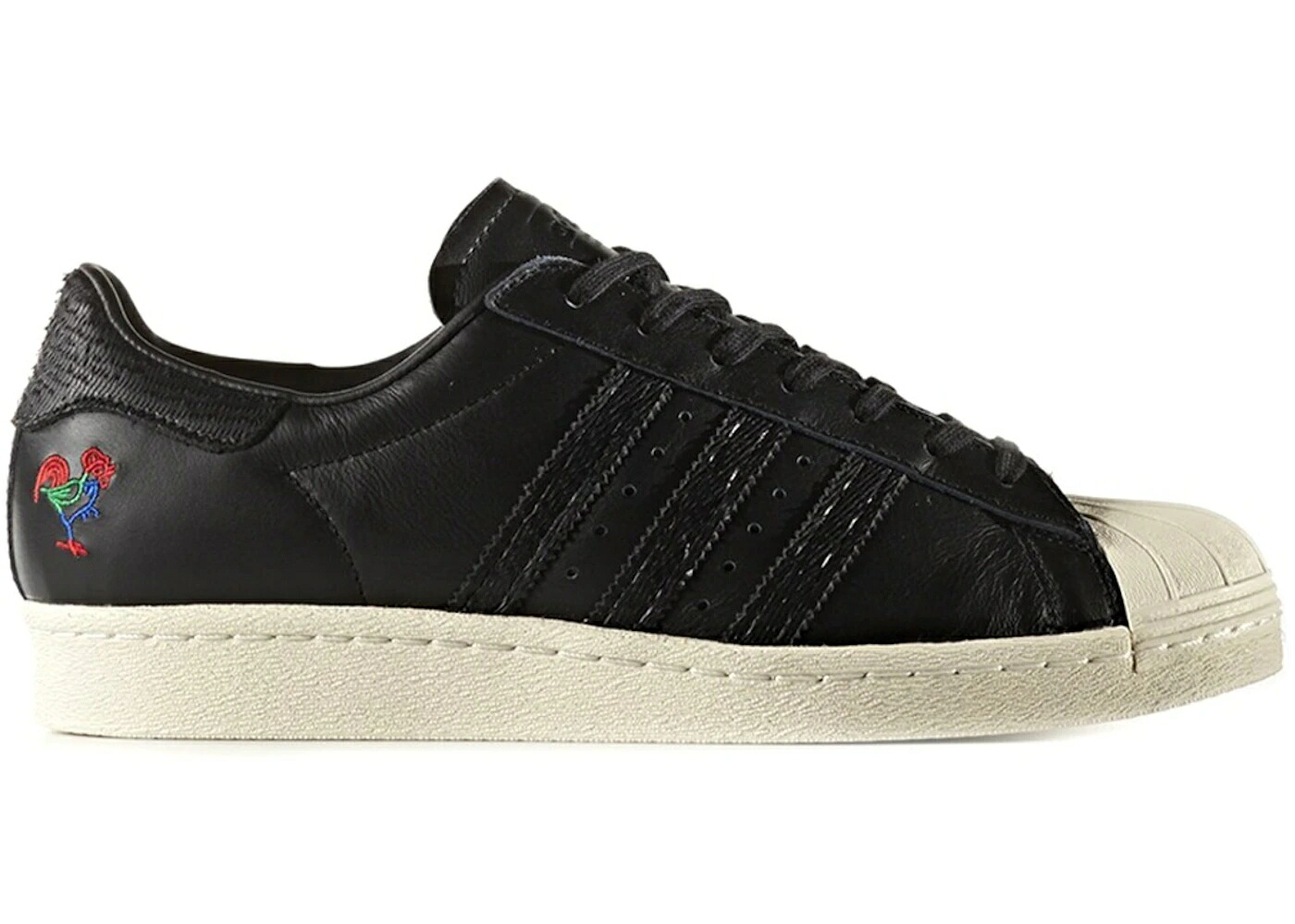 アディダス はやりっ子 中核グループ 黒いこと 黒いこと スニーカー メンズ ADIDAS SUPERSTAR 80S CHINESE NEW YEAR / CORE BLACK CORE BLACK CHALK