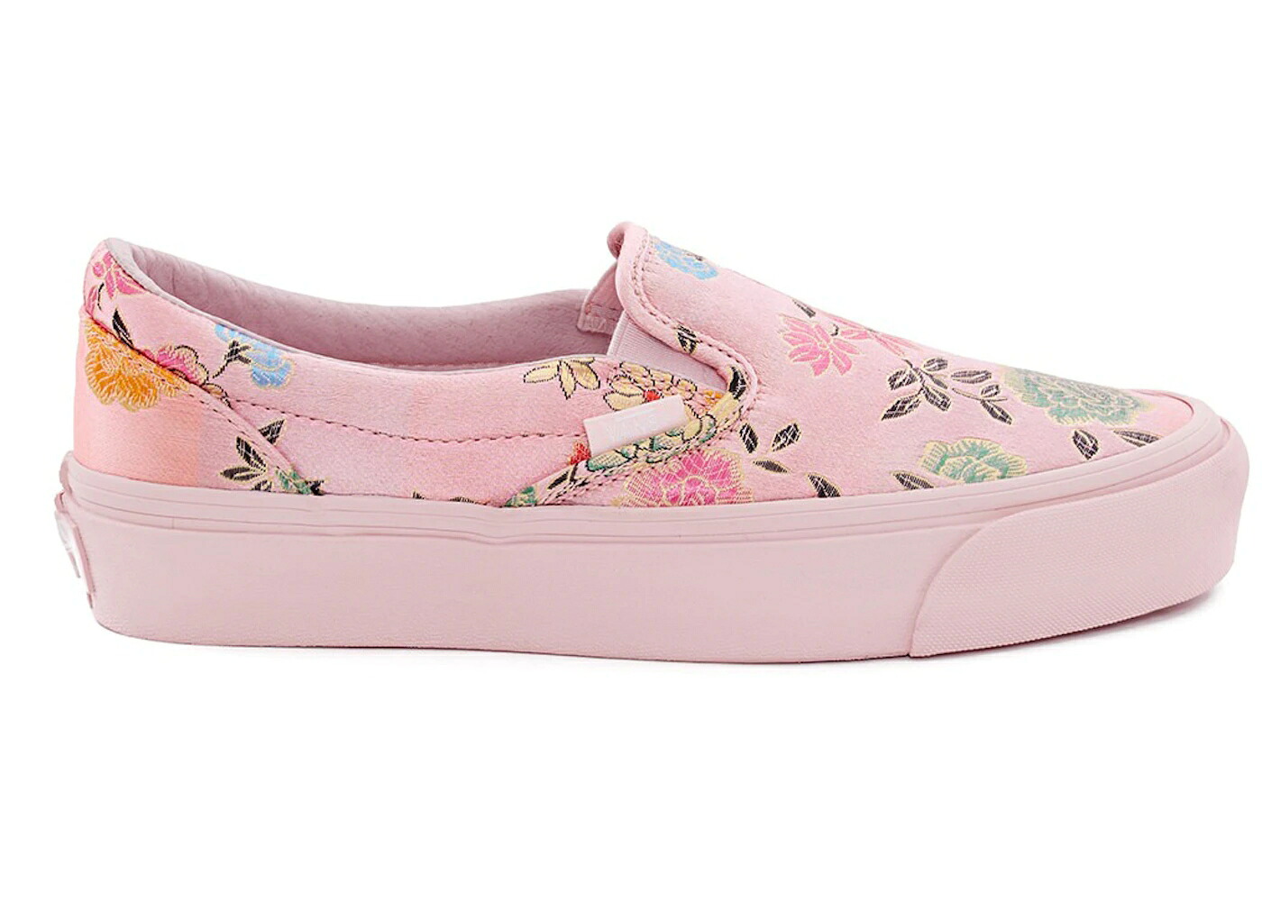 ヴァンズ バンズ クラシック スリッポン ピンク スニーカー メンズ VANS CLASSIC SLIP-ON OPENING CEREMONY QI PAO LIGHT PINK / LIGHT PINK MULTI｜スニケス