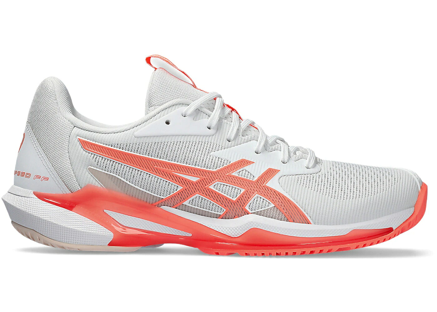 アシックス 素早さ 白いこと 白いこと WOMEN\u0027S スニーカー レディース ASICS SOLUTION SPEED FF 3 WHITE SUN CORAL (WOMEN\u0027S) / WHITE SUN CORAL