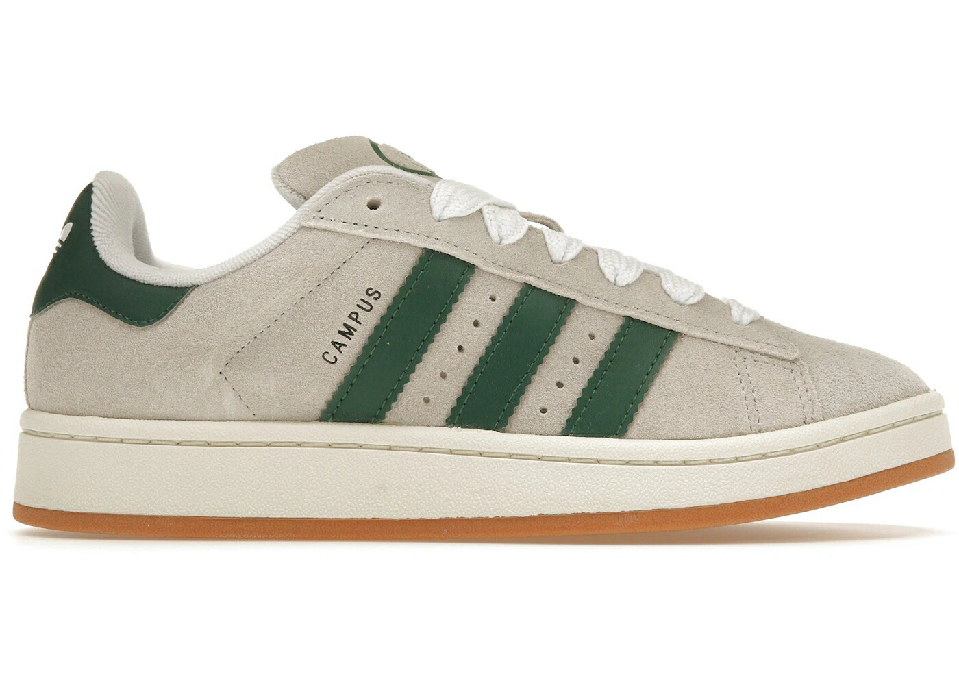 アディダス キャンパス 白色 ホワイト 緑 グリーン WOMEN'S スニーカー レディース ADIDAS CAMPUS 00S CRYSTAL WHITE DARK GREEN (WOMEN'S) / CRYSTAL WHITE DARK GREEN OFF