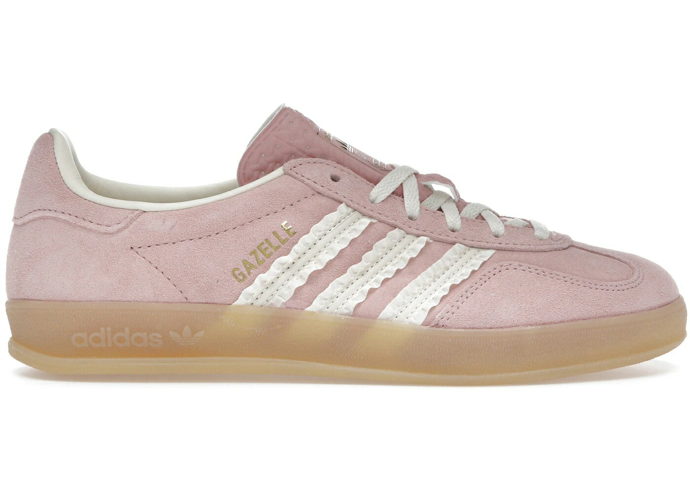 アディダス ガゼル 労働者の一団 白いこと 白いこと WOMEN\u0027S スニーカー レディース ADIDAS GAZELLE INDOOR WONDER MAUVE CREW WHITE (WOMEN\u0027S) / WONDER MAUVE CREW WHITE GUM 3
