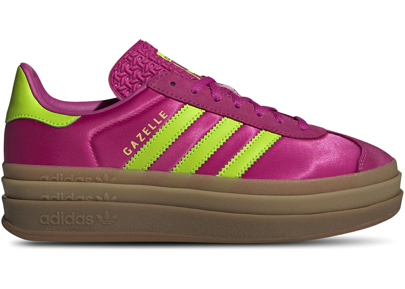 アディダス ガゼル WOMEN\u0027S スニーカー レディース ADIDAS GAZELLE BOLD SLIME FUCHSIA (WOMEN\u0027S) / SEMI SOLAR SLIME LUCID FUCHSIA