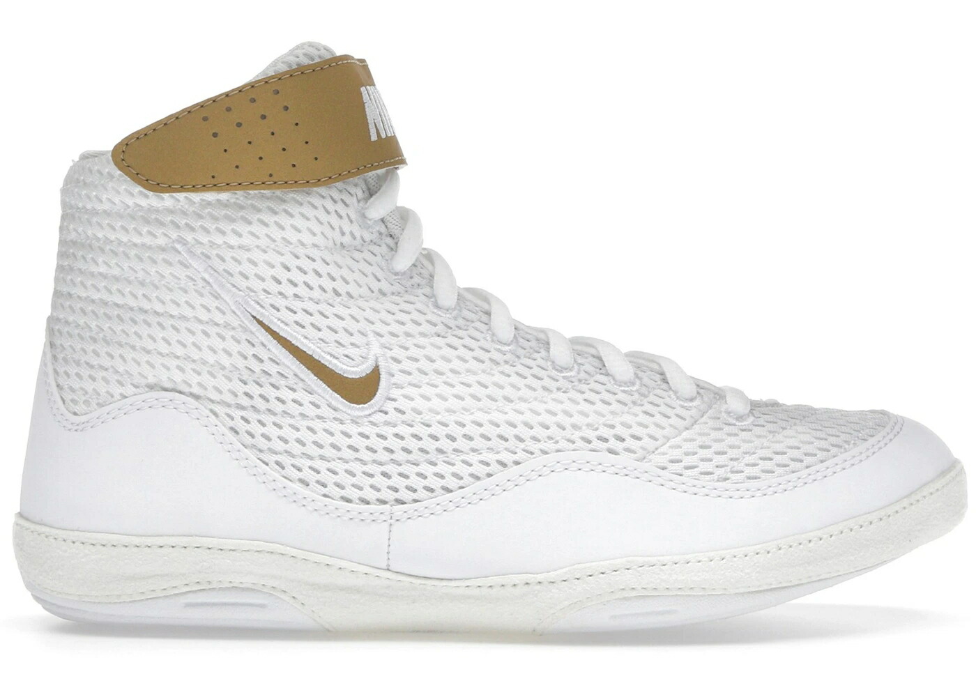 ナイキ 白色 ホワイト ゴールド スニーカー メンズ NIKE INFLICT 3 WHITE METALIC GOLD / WHITE METALLIC GOLD