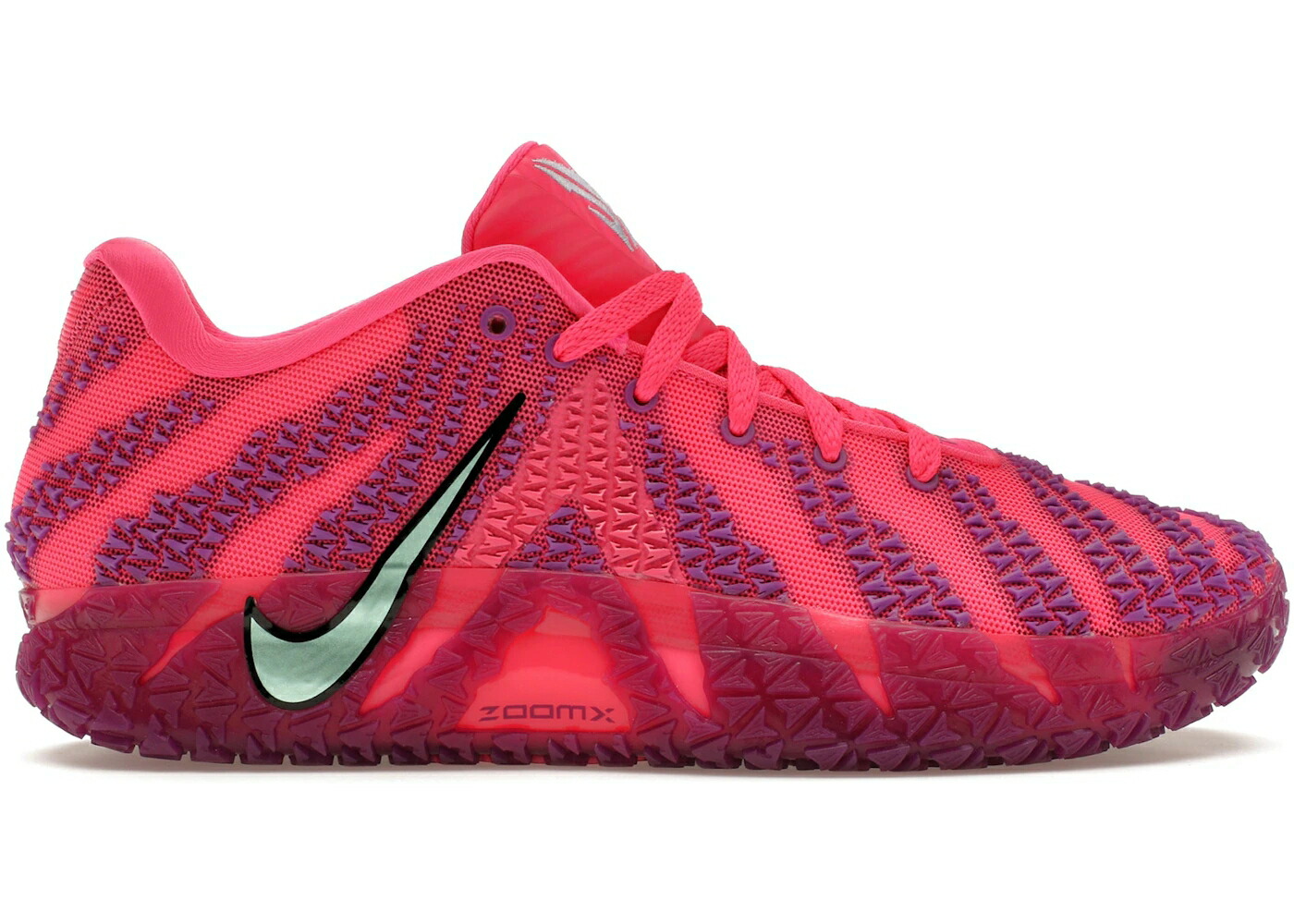 ナイキ マックス ピンク 黒色 ブラック スニーカー メンズ NIKE JA 3 MAX VOLUME / HYPER PINK MINT FOAM BLACK