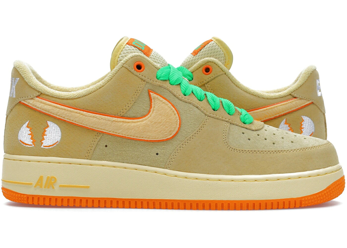 ナイキ ダックス ビーバーの州 黄味がかった 黄色 ゴールド 空軍 スニーカー メンズ NIKE AIR FORCE 1 LOW DUCKS OF A FEATHER UNIVERSITY OREGON DUCK OR EGG / YELLOW TOPAZ GOLD BRIGHT CERAMIC