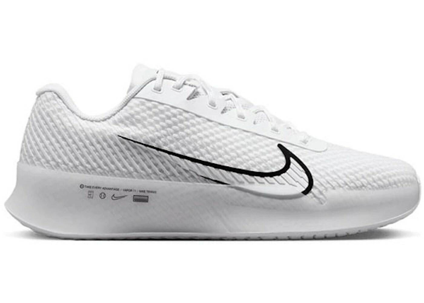 ナイキ コート ズーム 白色 ホワイト 黒色 ブラック スニーカー メンズ NIKE COURT AIR ZOOM VAPOR 11 HC WHITE BLACK / WHITE SUMMIT WHITE BLACK