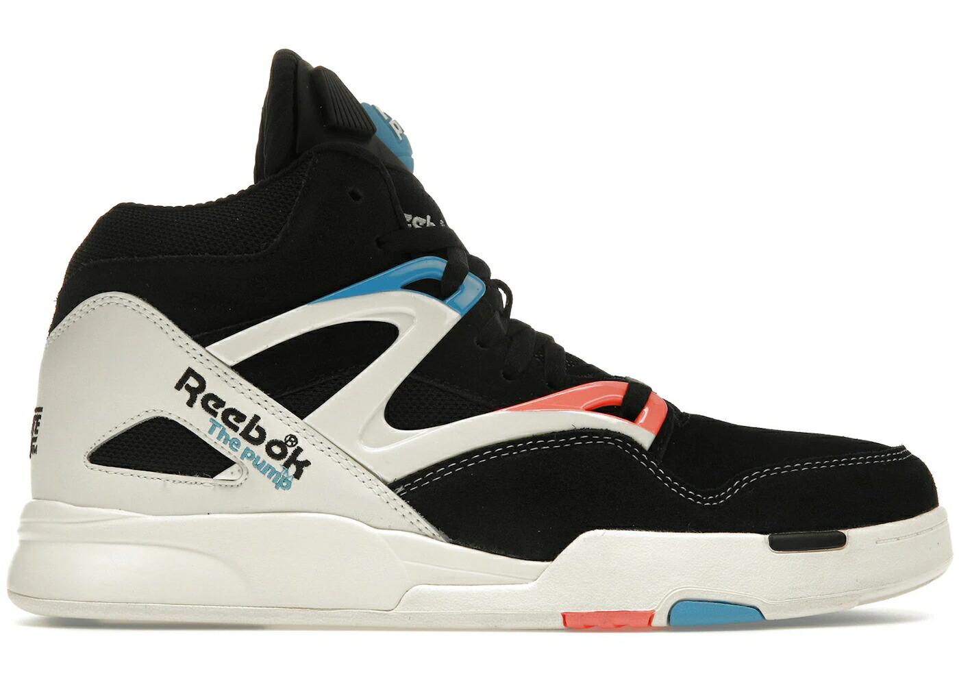リーボック 揚水機 地区 黒いこと 黒いこと 橙 オレンジ色 COLOR:CORE スニーカー メンズ REEBOK PUMP OMNI ZONE II REC CENTER / COLOR:CORE BLACK CHALK ORANGE 靴-メンズ靴-スニーカー