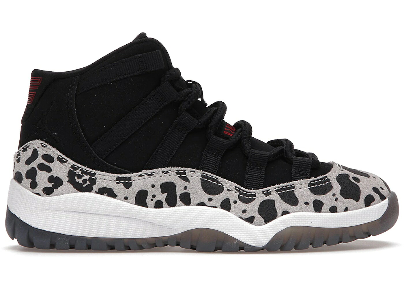 ナイキ ジョーダン インスティンクト 黒色 ブラック 赤 レッド 白色 ホワイト ジュニア キッズ JORDAN 11 RETRO ANIMAL INSTINCT (PS) / BLACK RED SAIL WHITE ベビー マタニティ スニーカー|スニケス