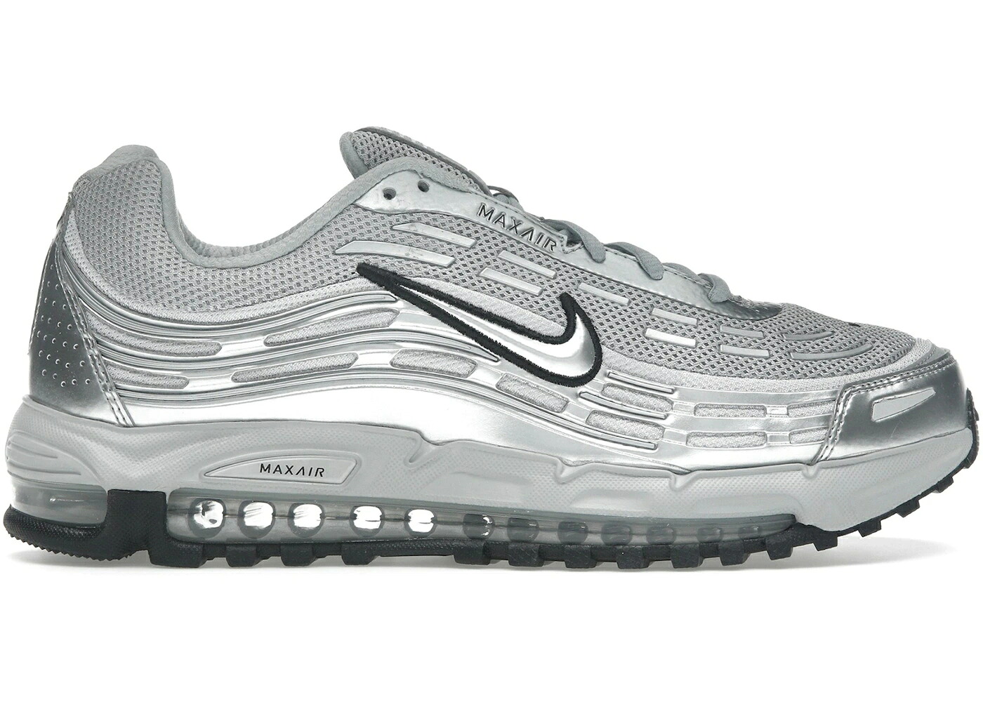 ナイキ マックス 銀色 シルバー エアマックス 2.5 スニーカー メンズ NIKE AIR MAX TL METALLIC SILVER / FLAT SILVER METALLIC SILVER|スニケス