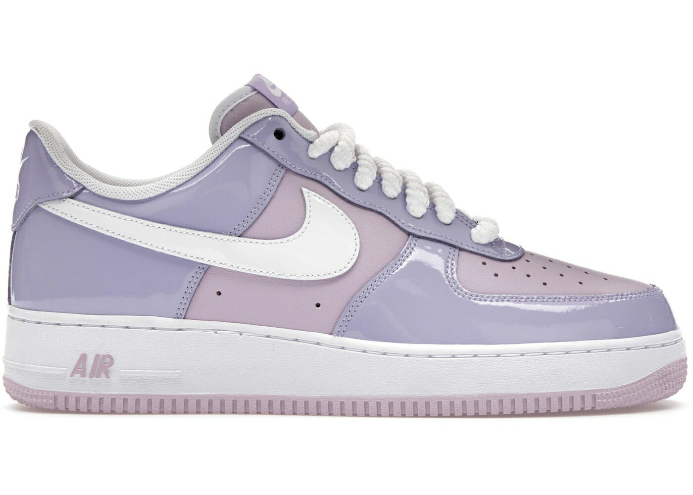 ナイキ 専売特許 白いこと 白いこと 空軍 \u002707 スニーカー メンズ NIKE AIR FORCE 1 LOW LV8 HYDRANGEAS PATENT / HYDRANGEAS WHITE DOLL