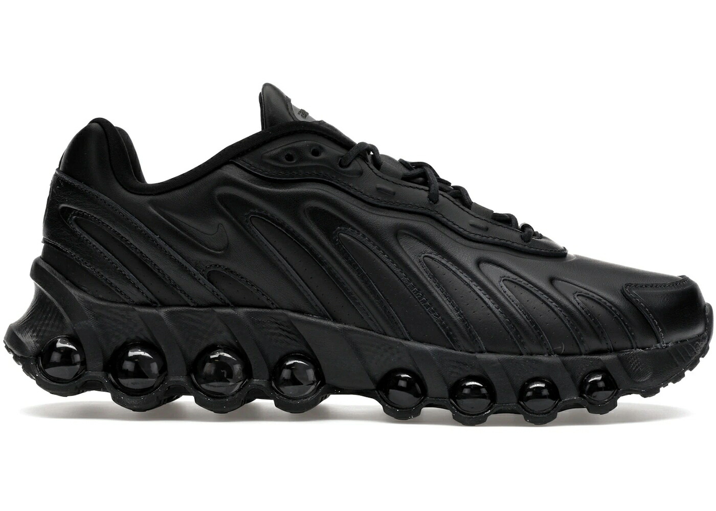 ナイキ マックス 黒いこと 黒いこと なめし革 大気圏マックス スニーカー メンズ NIKE AIR MAX DN8 SP BLACK LEATHER / BLACK BLACK