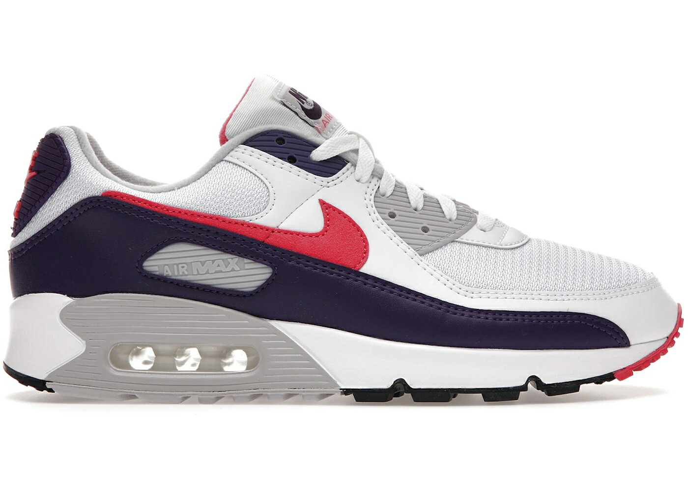 ナイキ マックス 白いこと 白いこと 薄墨色 薄墨色 エア湖マックス WOMEN\u0027S スニーカー レディース NIKE AIR MAX 90 EGGPLANT (WOMEN\u0027S) / WHITE EGGPLANT FLARE ZEN GREY レディース靴-スニーカー