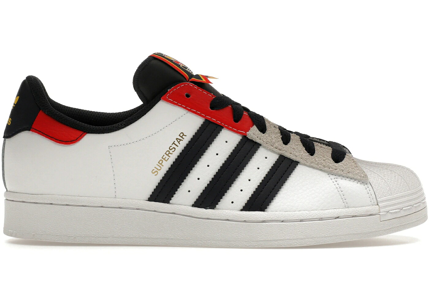 アディダス スーパースター レジェンド 赤 レッド 白色 ホワイト スニーカー メンズ ADIDAS SUPERSTAR LEGEND INK RED / CLOUD WHITE LEGEND INK RED|スニケス