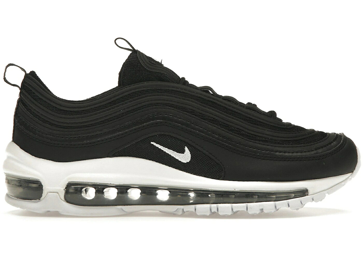 ナイキ マックス 白いこと 白いこと 黒いこと 黒いこと エア湖マックス 御坊っちゃん キッズ NIKE AIR MAX 97 WHITE BLACK (GS) / BLACK WHITE もの言う花 マタニティ スニーカー