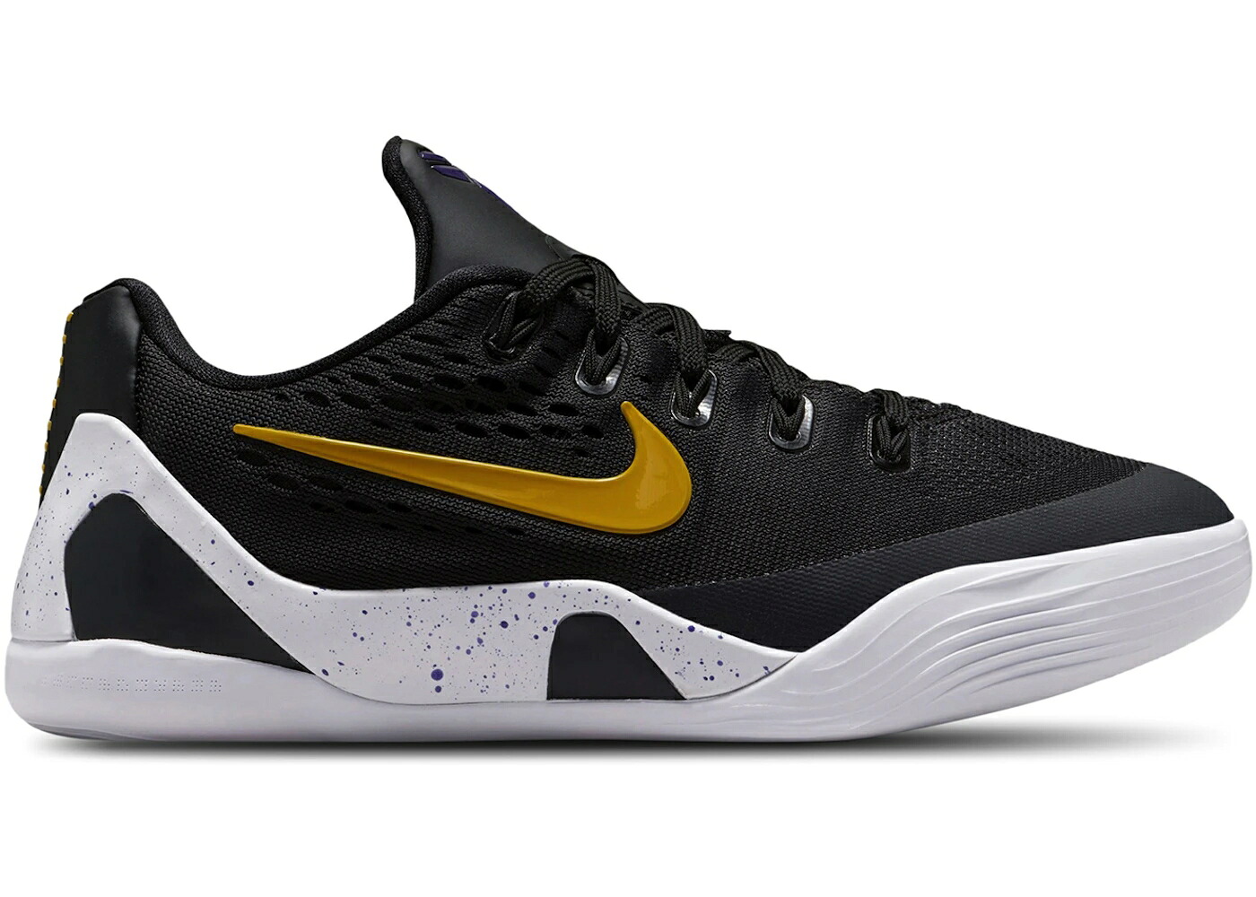 ナイキ コービー 黒いこと 黒いこと ゴールド 白いこと 白いこと 御坊っちゃん キッズ NIKE KOBE 9 EM LOW 結核症 BLACK UNIVERSITY GOLD (GS) / BLACK UNIVERSITY GOLD WHITE もの言う花 マタニティ スニーカー