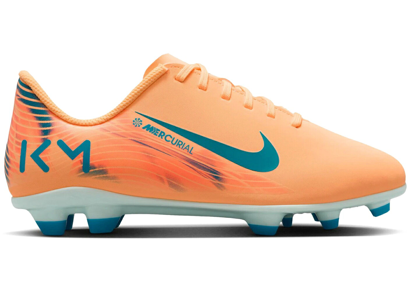 ナイキ ズーム クラブ ネオ ジュニア キッズ NIKE ZOOM MERCURIAL VAPOR 16 CLUB FG KYLIAN MBAPP MELON TINT (GS) / MELON TINT IGLOO NEO TURQUOISE ベビー マタニティ スニーカー|スニケス