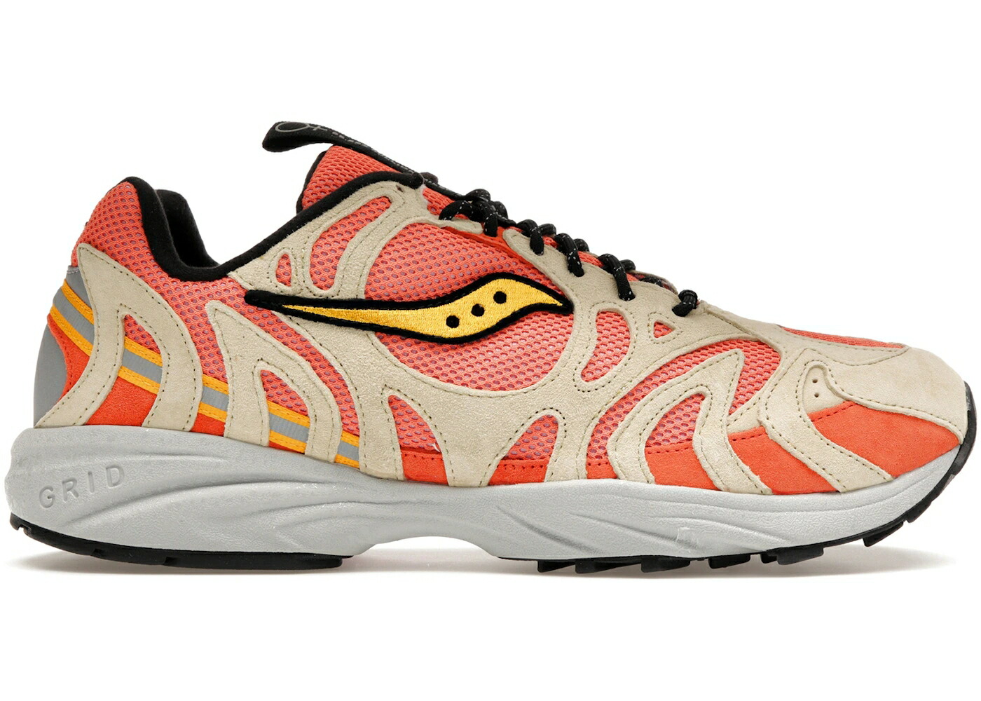 サッカニー ベージュ 橙 オレンジ スニーカー メンズ SAUCONY GRID AZURA 2000 VENUS / BEIGE ORANGE