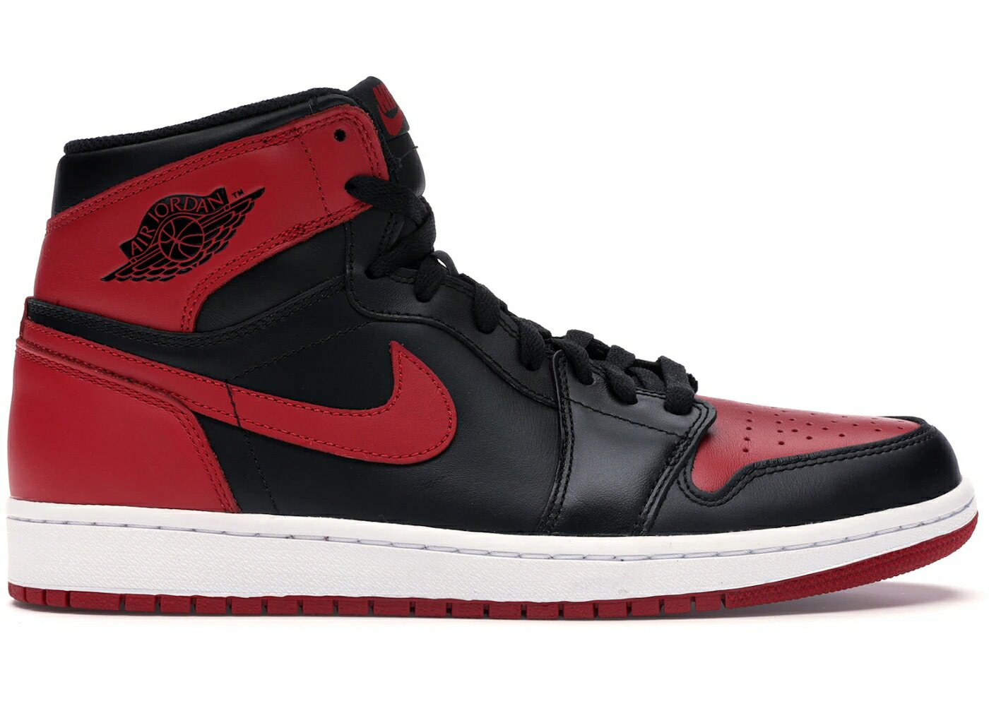 ナイキ ジョーダン 黒いこと 黒いこと 赤 赤いこと 白いこと 白いこと スニーカー メンズ JORDAN 1 RETRO BRED (2013) / BLACK VARSITY RED WHITE