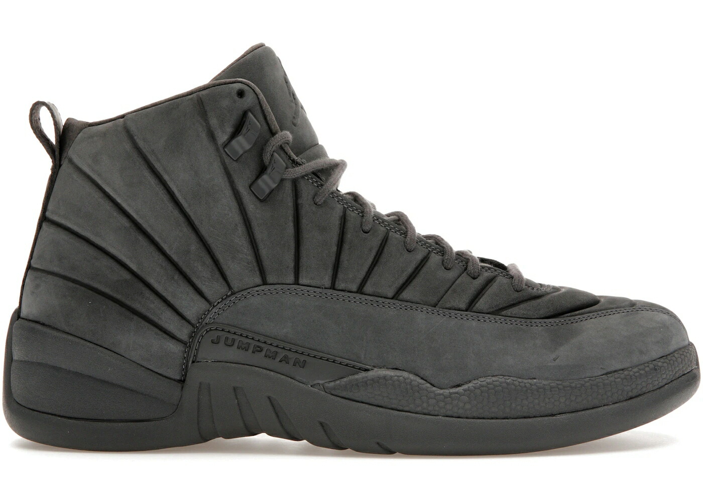 ナイキ ジョーダン 灰色 グレー 黒色 ブラック スニーカー メンズ JORDAN 12 RETRO PSNY / DARK GREY DARK GREY BLACK