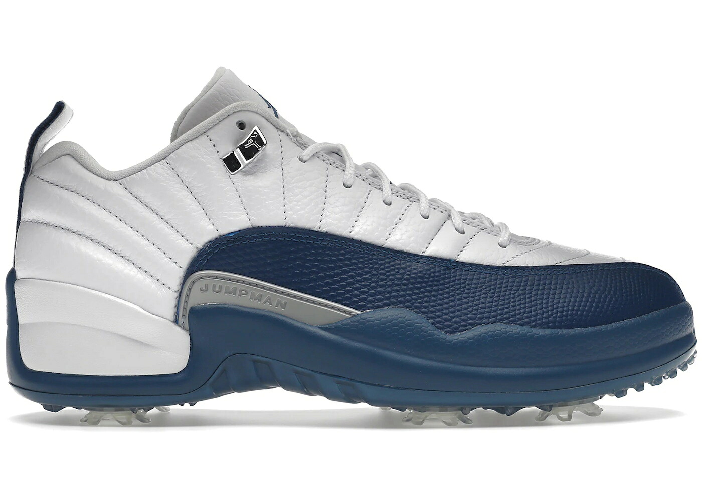 ナイキ ジョーダン ゴルフ 青味 青み 白いこと 白いこと スニーカー メンズ JORDAN 12 RETRO LOW GOLF FRENCH BLUE / WHITE FRENCH BLUE METALLIC