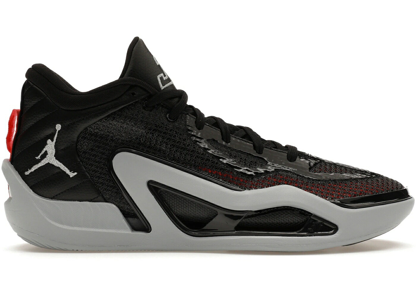 ナイキ ジョーダン 黒色 ブラック 銀色 シルバー 灰色 グレー オールドスクール スニーカー メンズ JORDAN TATUM 1 OLD SCHOOL / BLACK METALLIC SILVER WOLF GREY