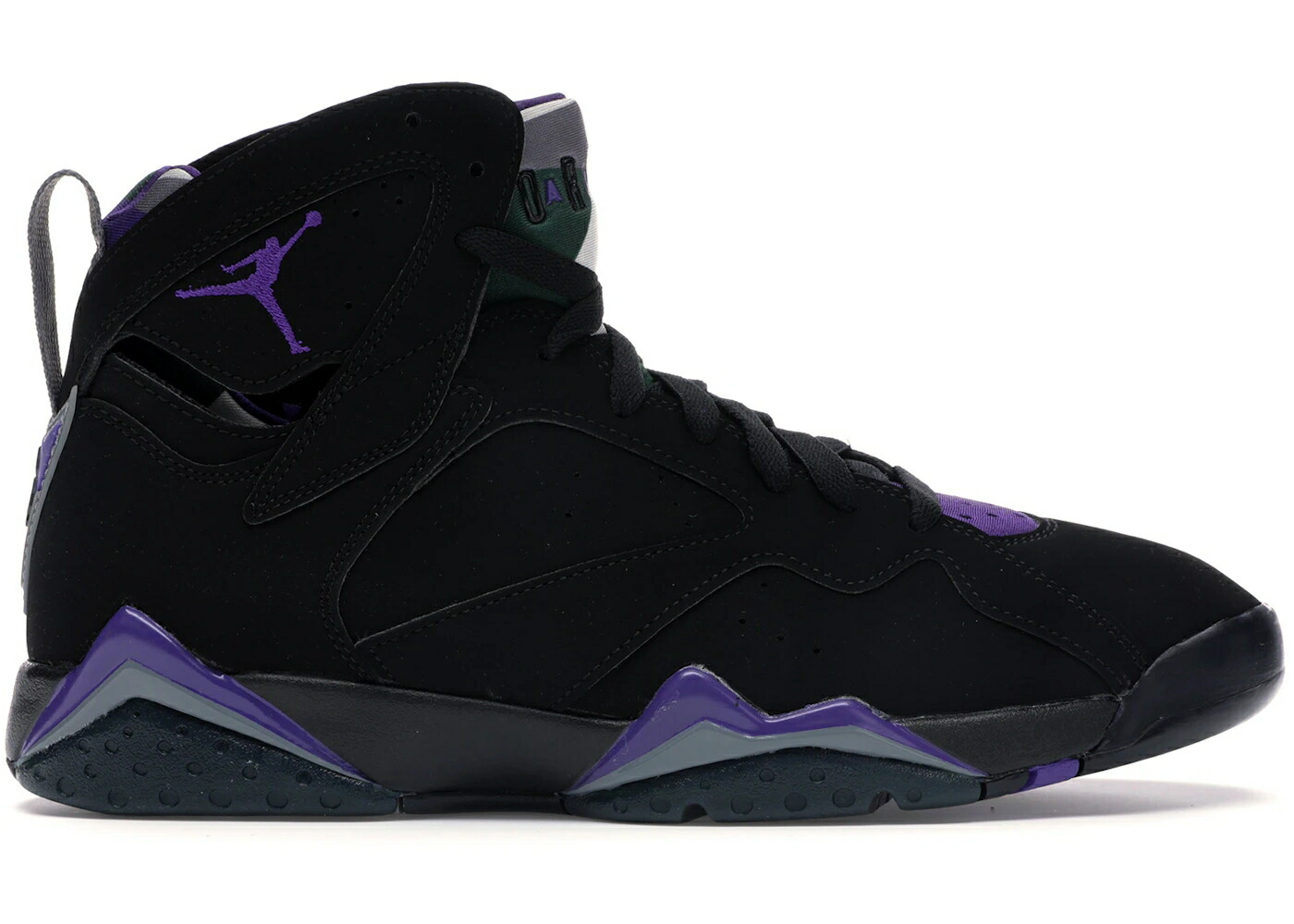 ナイキ ジョーダン バックス 黒いこと 黒いこと 活動の領域 紫 パープル スニーカー メンズ JORDAN 7 RETRO RAY ALLEN BUCKS / BLACK FIELD PURPLE FIR DARK