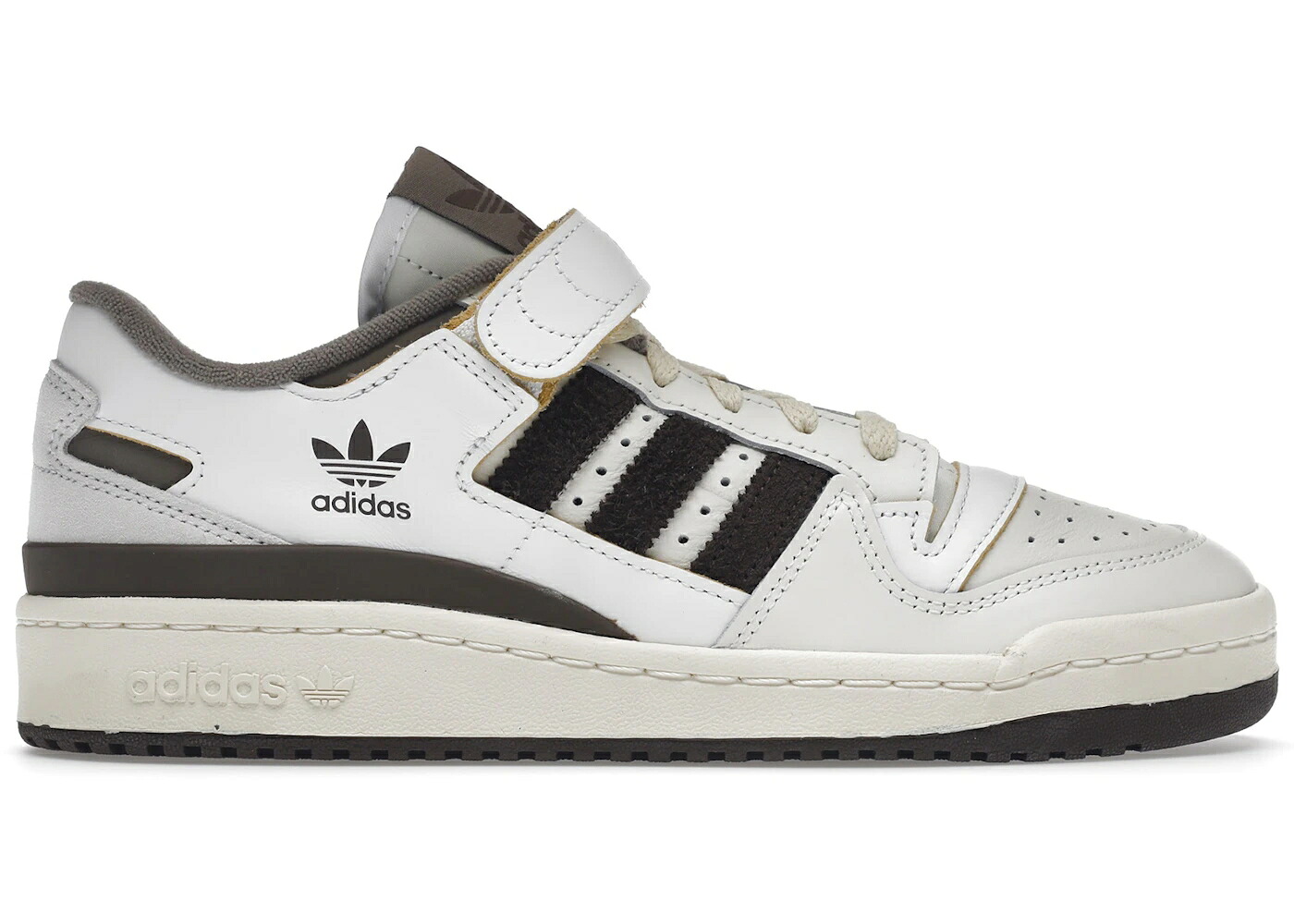 アディダス フォーラム 白色 ホワイト 茶色 ブラウン クリーム スニーカー メンズ ADIDAS FORUM 84 LOW OFF WHITE BROWN / OFF WHITE BROWN CREAM WHITE