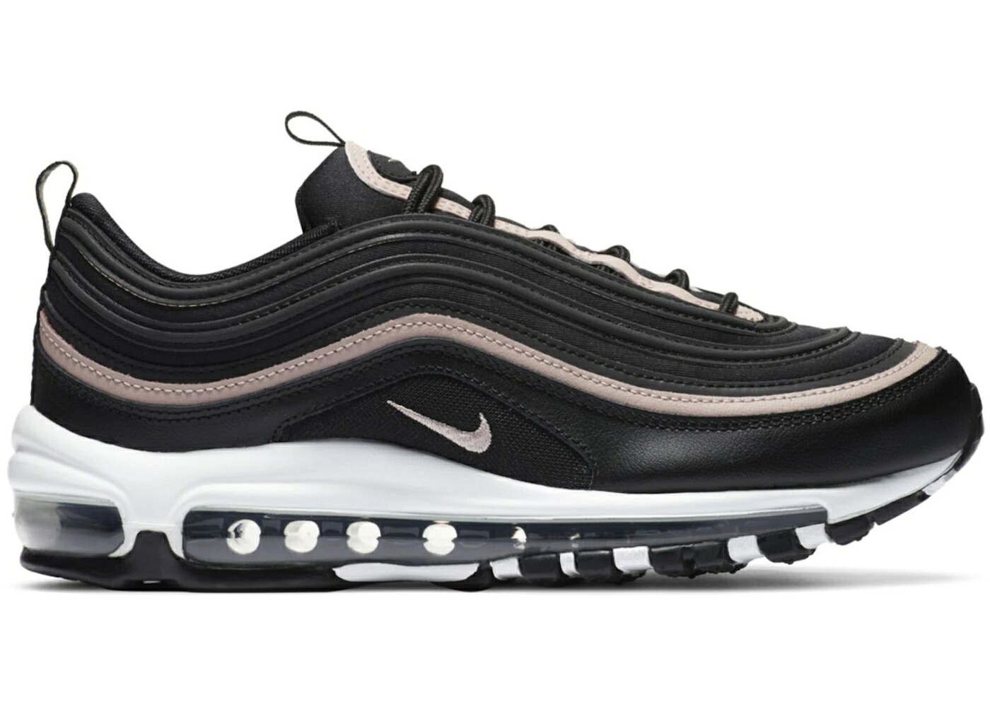 ナイキ マックス 黒いこと 黒いこと 白いこと 白いこと エア湖マックス WOMEN\u0027S スニーカー レディース NIKE AIR MAX 97 ESSENTIAL BLACK STONE MAUVE (WOMEN\u0027S) / BLACK STONE MAUVE WHITE