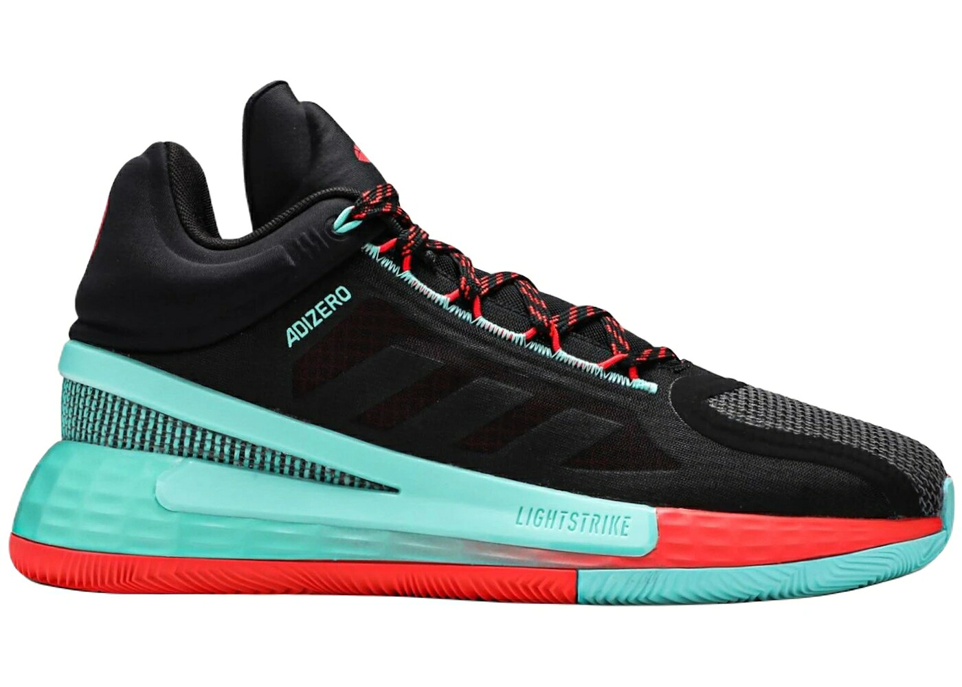アディダス ローズ 黒色 ブラック 赤 レッド コア スニーカー メンズ ADIDAS D ROSE 11 AVATAR PACK BLACK BRIGHT RED / CORE BLACK BRIGHT RED ACID MINT｜スニケス