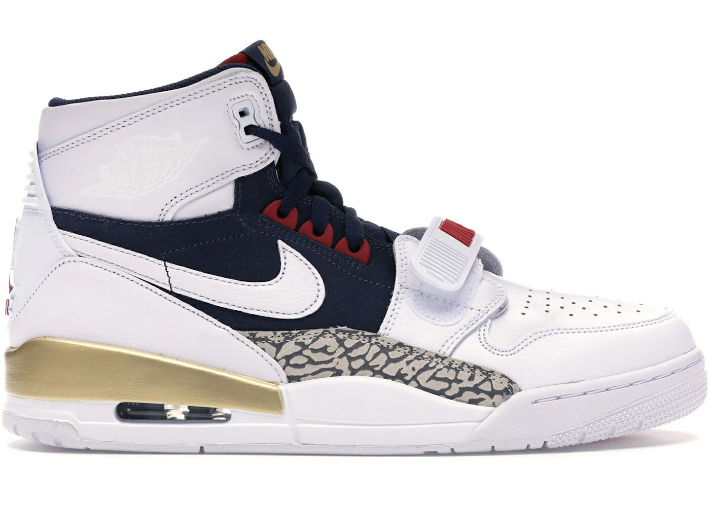 ナイキ ジョーダン レガシー オリンピック 白色 ホワイト 紺色 ネイビー スニーカー メンズ JORDAN LEGACY 312 OLYMPIC / WHITE WHITE MIDNIGHT NAVY