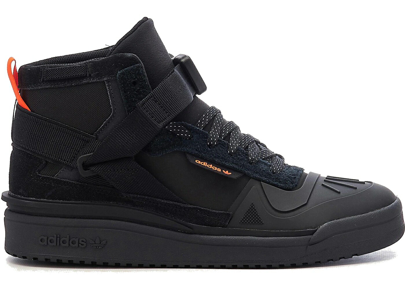 アディダス フォーラム コア 黒色 ブラック 赤 レッド カーボン スニーカー メンズ ADIDAS FORUM HI GTX CORE BLACK SOLAR RED / CORE BLACK CARBON SOLAR RED