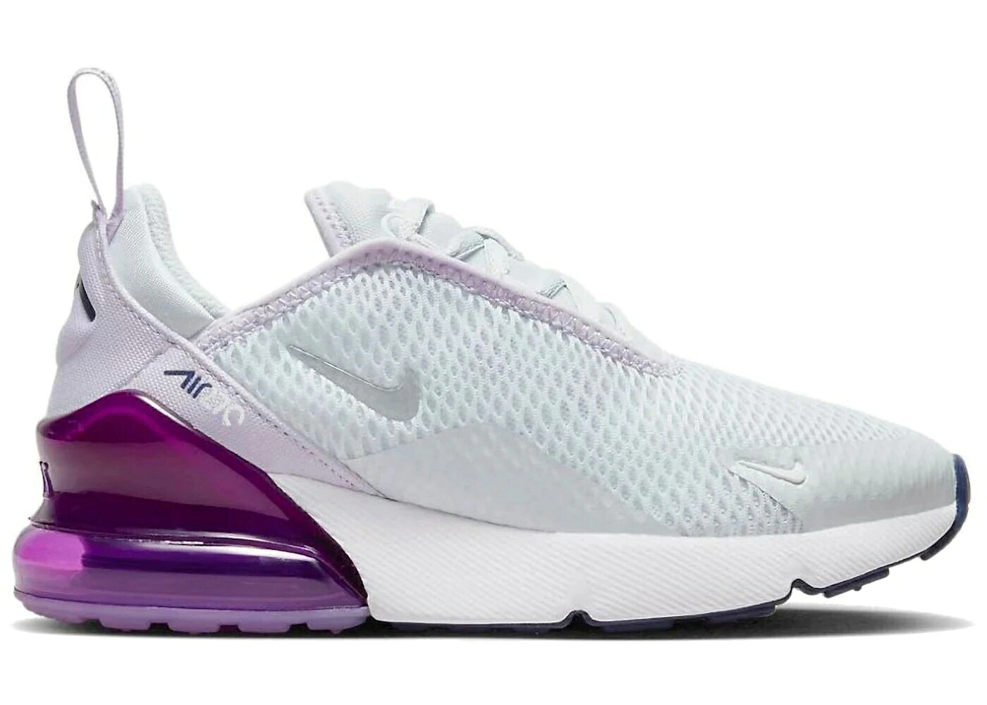ナイキ マックス ピュア プラチナム 紫 バイオレット エアマックス ジュニア キッズ NIKE AIR MAX 270 PURE PLATINUM VIOLET FROST (PS) / PURE PLATINUM VIOLET FROST ベビー マタニティ スニーカー