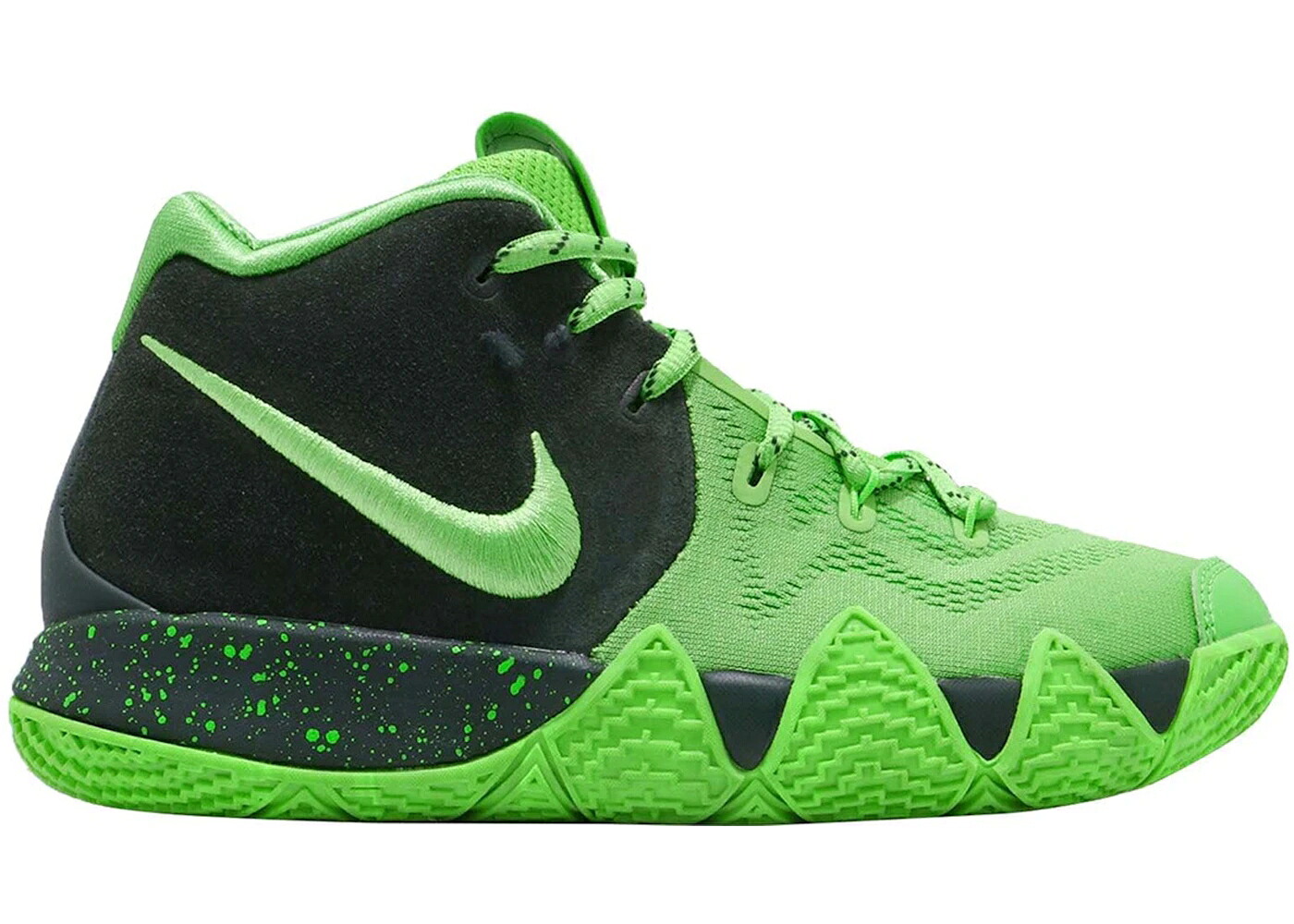 ナイキ カイリー 緑 緑であること 黒いこと 黒いこと お坊っちゃん キッズ NIKE KYRIE 4 SPINACH (GS) / SPINACH GREEN BLACK もの言う花 マタニティ スニーカー